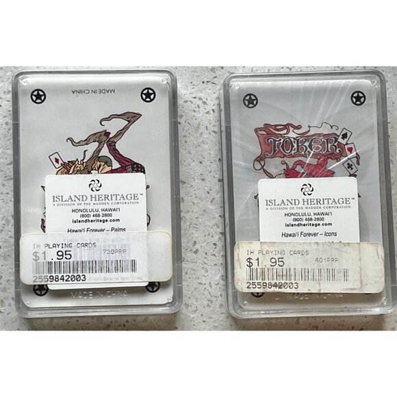 Hawaii Forever Island Heritage Playing Cards Set Of 2, one is sealed Games - Picture 2 of 4